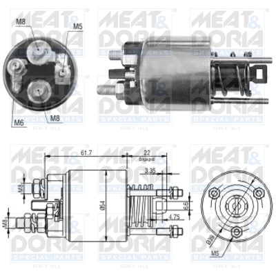 Solenoid Switch, starter